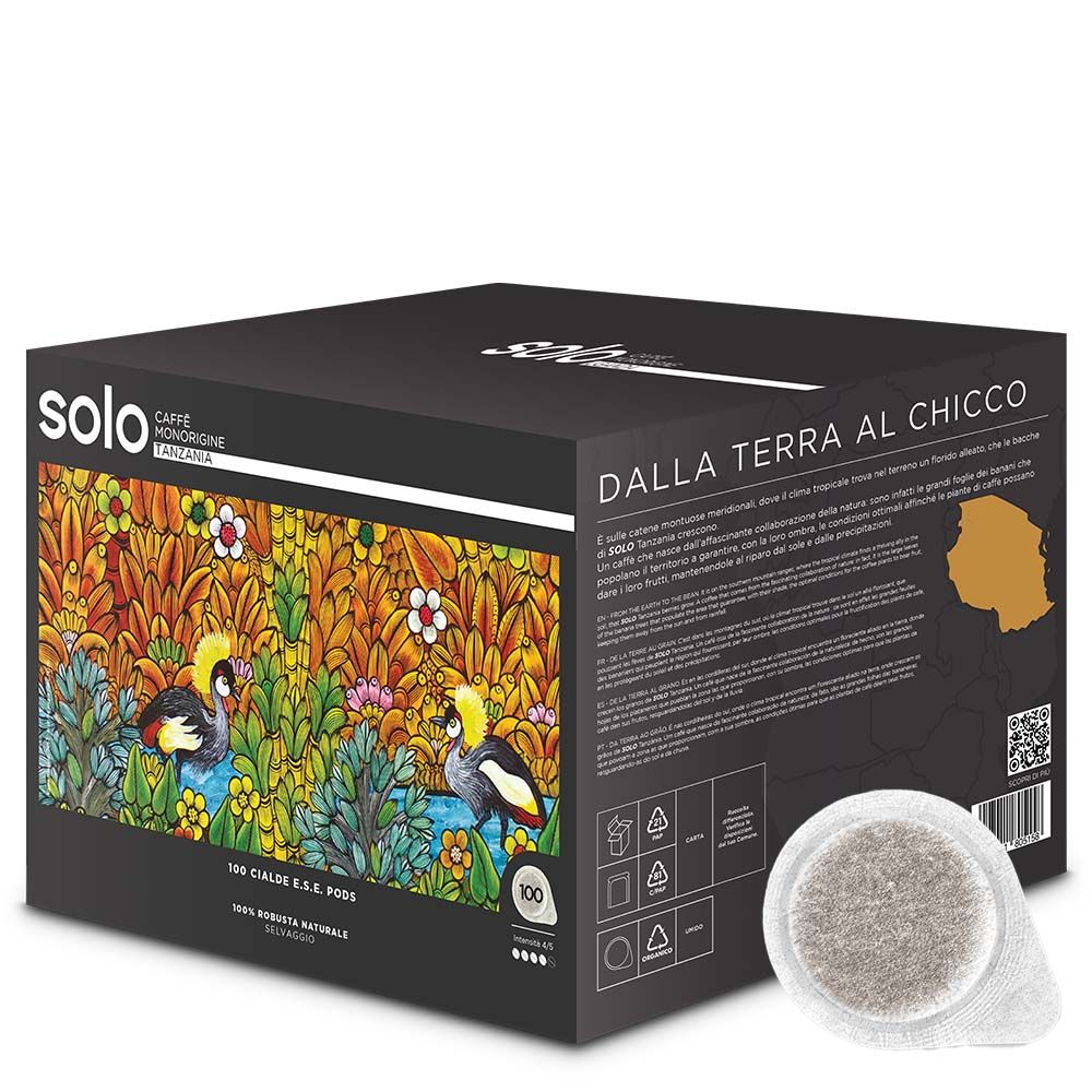 SOLO Caffè Monorigine Tanzania 100 pods